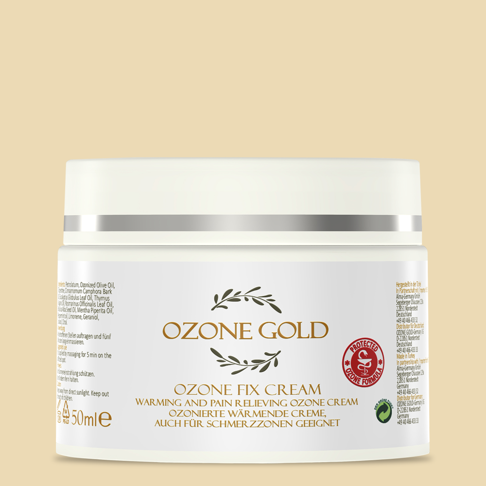 Ozone Gold – Θερμαντική κρέμα με όζον, κατάλληλη και για περιοχές με πόνο- 50ml