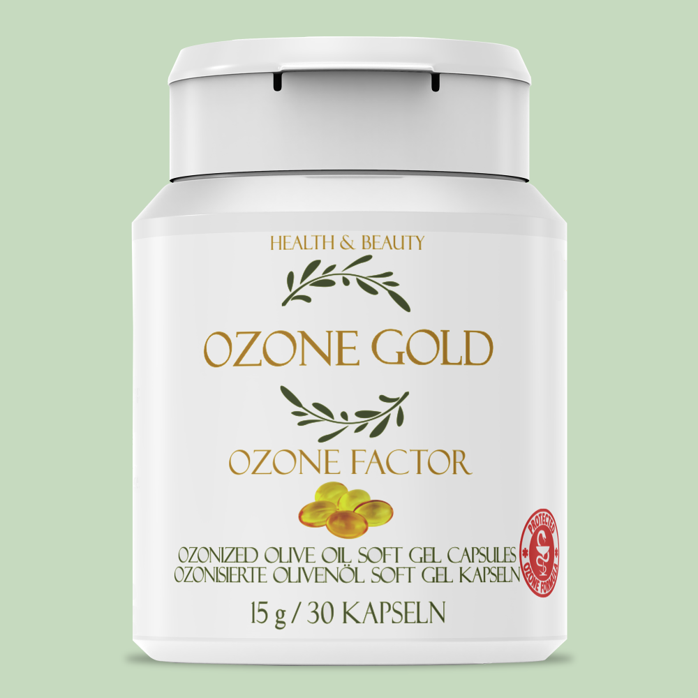 Ozone Gold – Κάψουλες μαλακής γέλης με όζον και όζονισμενο ελαιόλαδο